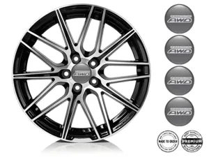 Subaru Pegatinas de Rueda Versión Etiquetas Bombadas de Resina